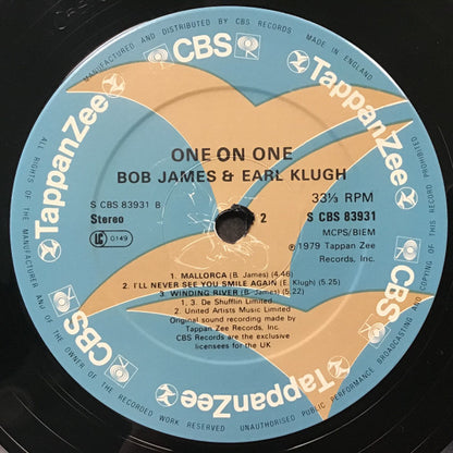 Bob James And Earl Klugh : One On One (LP, Album)