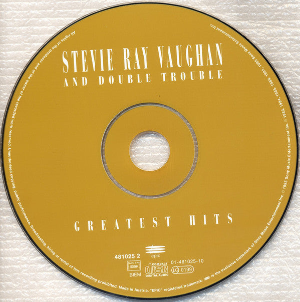Stevie Ray Vaughan And Double Trouble* : Greatest Hits (CD, Comp)