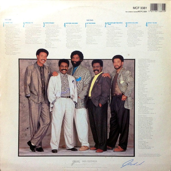 The Whispers : Just Gets Better With Time (LP, Album)