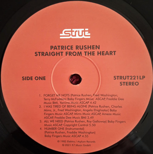 Patrice Rushen : Straight From The Heart (2xLP, Album, RE, RM, 180)