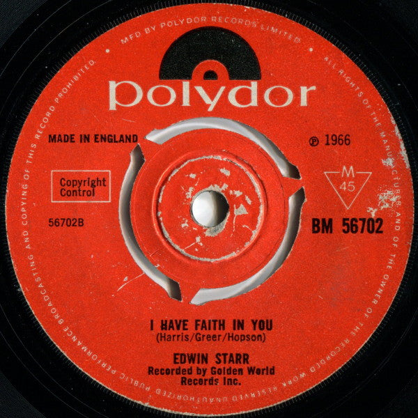 Edwin Starr : Stop Her On Sight (S.O.S.) (7", Single, Mono)
