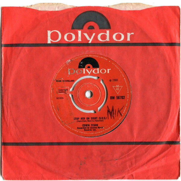 Edwin Starr : Stop Her On Sight (S.O.S.) (7", Single, Mono)