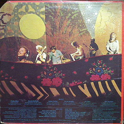 Rufus Featuring Chaka Khan : Rags To Rufus (LP, Album, Quad, San)