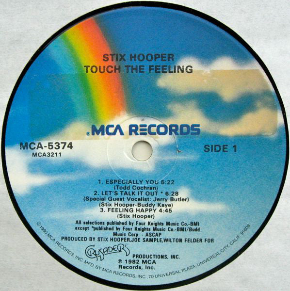 "Stix" Hooper : Touch The Feeling (LP, Album)