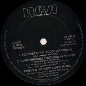 Evelyn King : Your Personal Touch (12")