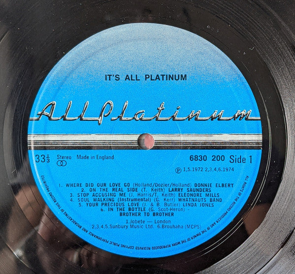 Various : It's All Platinum (LP, Smplr)