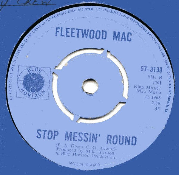 Fleetwood Mac : Need Your Love So Bad (7", Single)