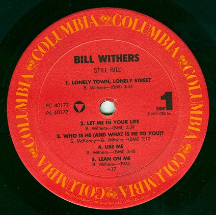 Bill Withers : Still Bill (LP, Album, RE)