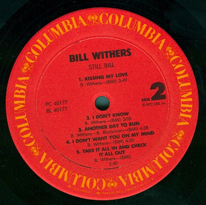 Bill Withers : Still Bill (LP, Album, RE)