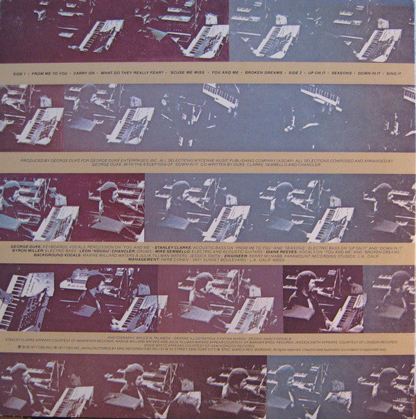 George Duke : From Me To You (LP, Album, RE)