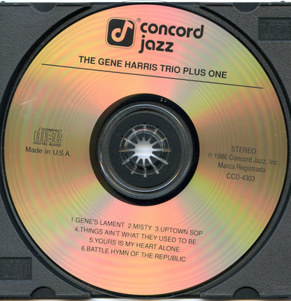 The Gene Harris Trio Plus One : The Gene Harris Trio Plus One (CD, Album)