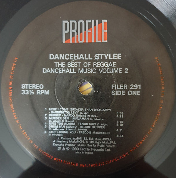 Various : Dancehall Stylee (The Best Of Reggae Dancehall Music Vol. 2) (LP, Comp)
