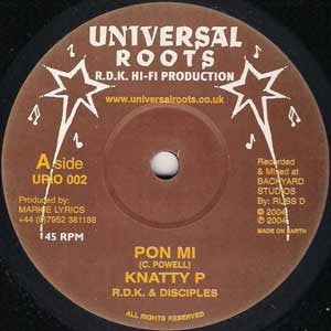 Knaty P / Bongo Tom-Hayeeryah : Pon Mi / Good Foot (10")