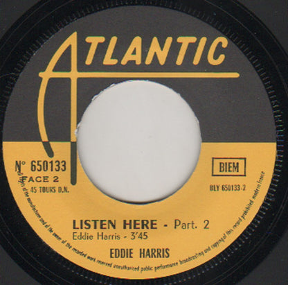 Eddie Harris : Listen Here (7")