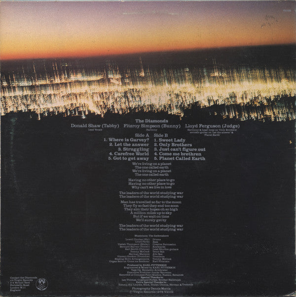 The Mighty Diamonds : Planet Earth (LP, Album)