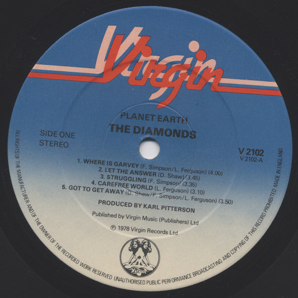 The Mighty Diamonds : Planet Earth (LP, Album)