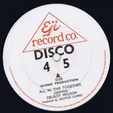 Delroy Wilson : We're All In This Together / Because I'm Black (12")