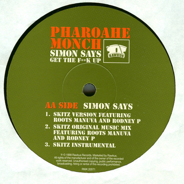 Pharoahe Monch : Simon Says (The Remixes) (12")