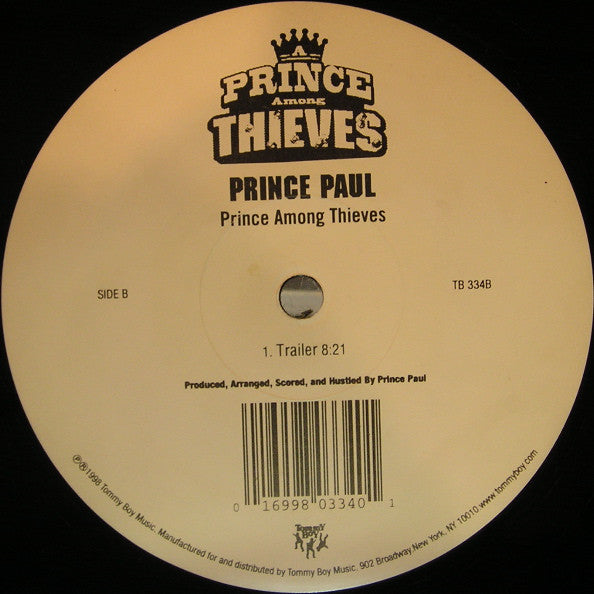 Prince Paul Featuring De La Soul : More Than U Know (12", Single)