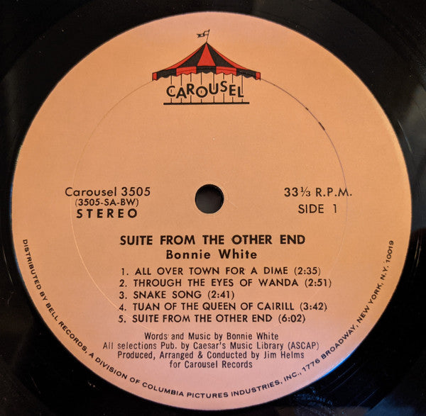 Bonnie White : Suite From The Other End (LP, Album, Mon)