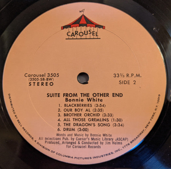 Bonnie White : Suite From The Other End (LP, Album, Mon)