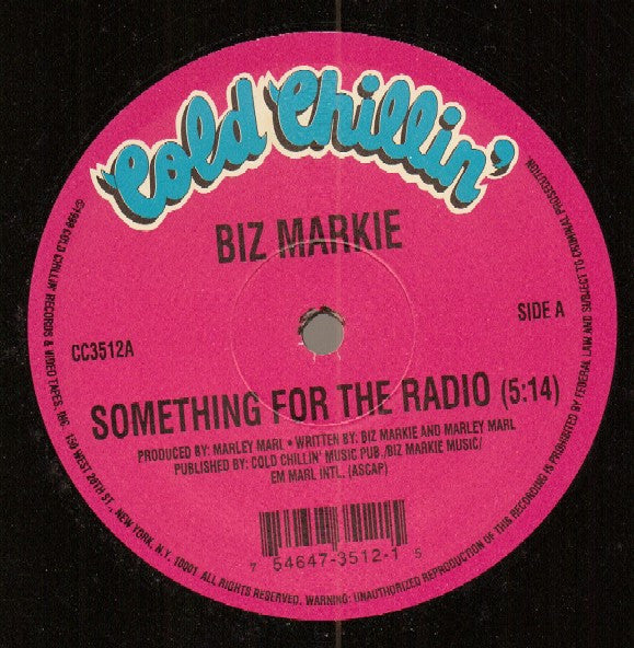 Biz Markie : Something For The Radio / The Mudd Foot (12", Ltd)