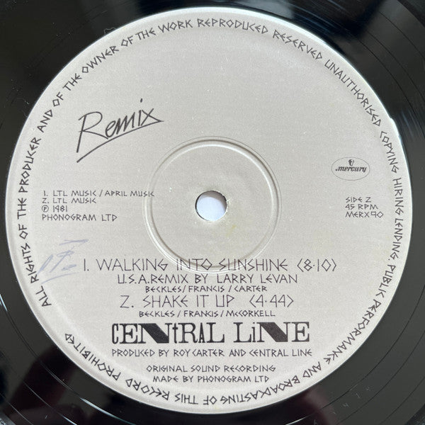 Central Line : Don't Tell Me (Remix) (12", Single)
