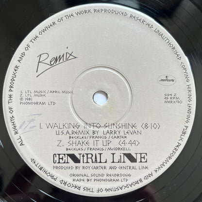 Central Line : Don't Tell Me (Remix) (12", Single)