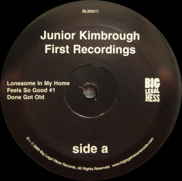 Junior Kimbrough : First Recordings (10", Album)