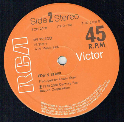 Edwin Starr : H.A.P.P.Y. Radio (12", Single)