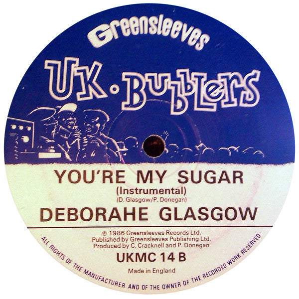 Deborahe Glasgow : You're My Sugar (12")