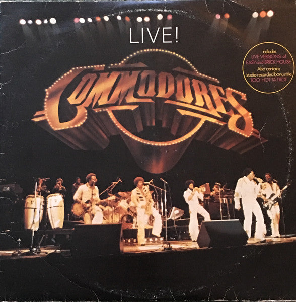 Commodores : Live! (2xLP, Album)