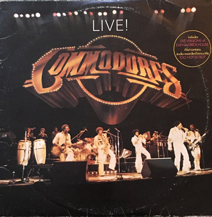 Commodores : Live! (2xLP, Album)