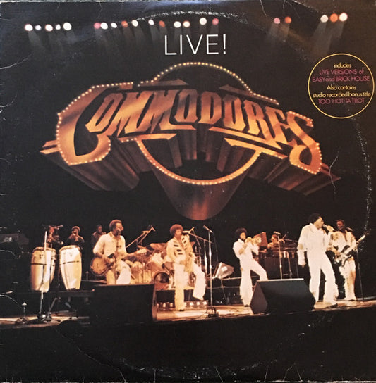 Commodores : Live! (2xLP, Album)
