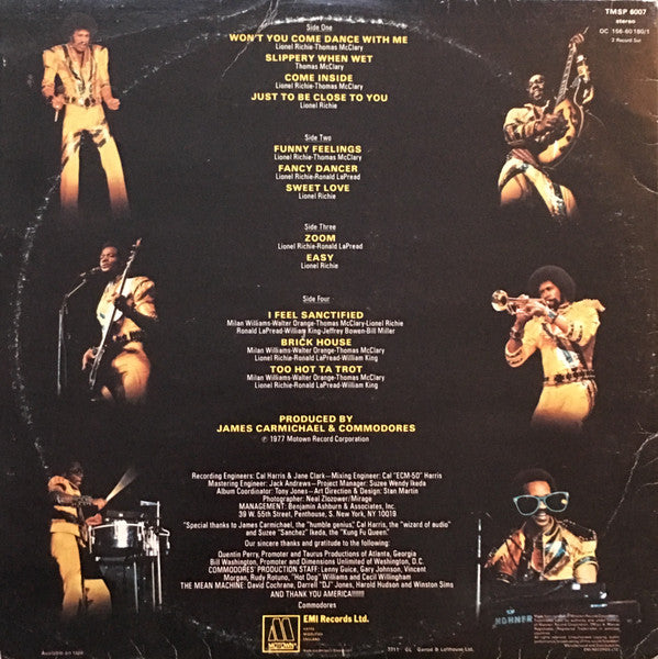 Commodores : Live! (2xLP, Album)