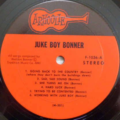 Juke Boy Bonner : I'm Going Back To The Country Where They Don't Burn The Buildings Down (LP, Album)