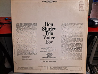 Don Shirley Trio : Water Boy (LP, Album, RE, San)
