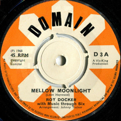 Roy Docker with Music Through Six : Mellow Moonlight (7", Single)