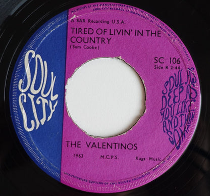 Valentinos : It's All Over Now (7", Single)