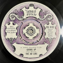 The Ad Libs : Giving Up (7", Single)