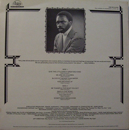 William DeVaughn : Be Thankful For What You Got (LP, Album)