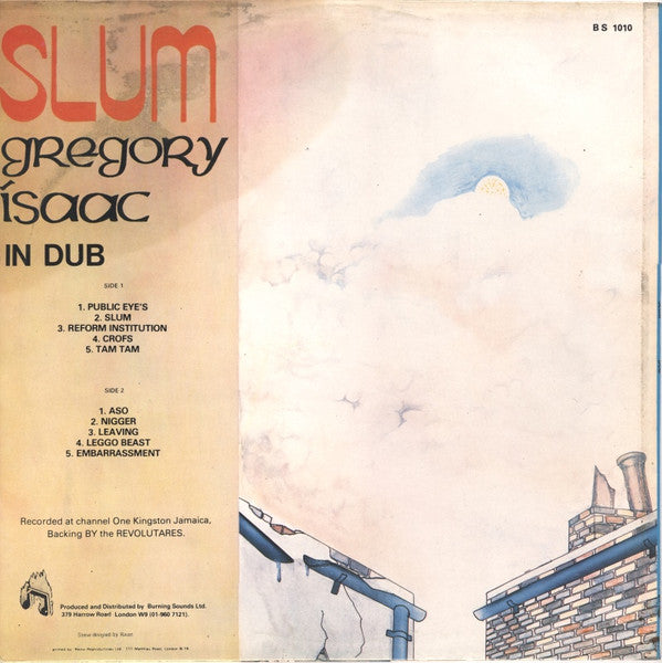 Gregory Isaac* : Slum In Dub (LP, Album)