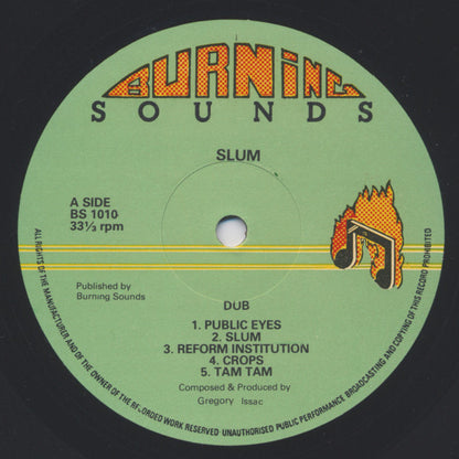 Gregory Isaac* : Slum In Dub (LP, Album)