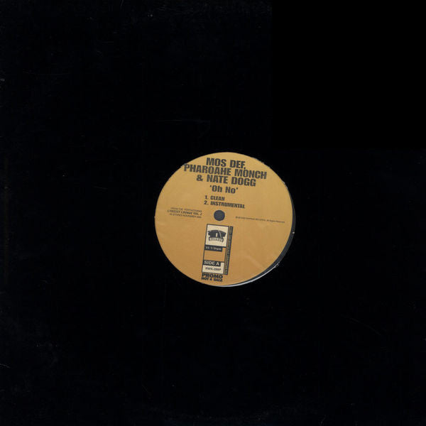 Mos Def, Pharoahe Monch & Nate Dogg : Oh No (12", Promo)
