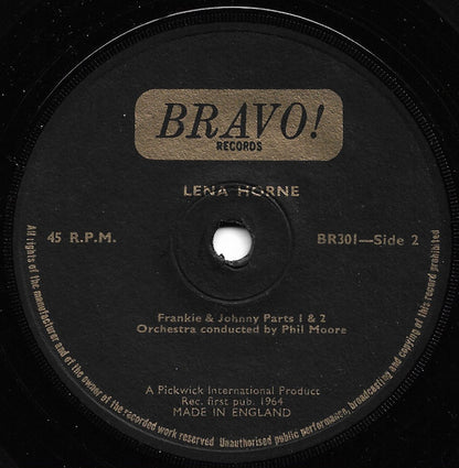 Lena Horne : Sometimes I Feel Like A Motherless Child (7", EP)