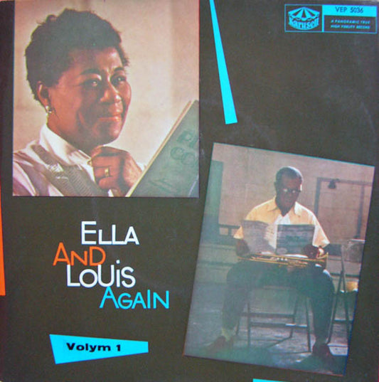 Ella Fitzgerald And Louis Armstrong : Ella And Louis Again Volym 1 (7", EP)