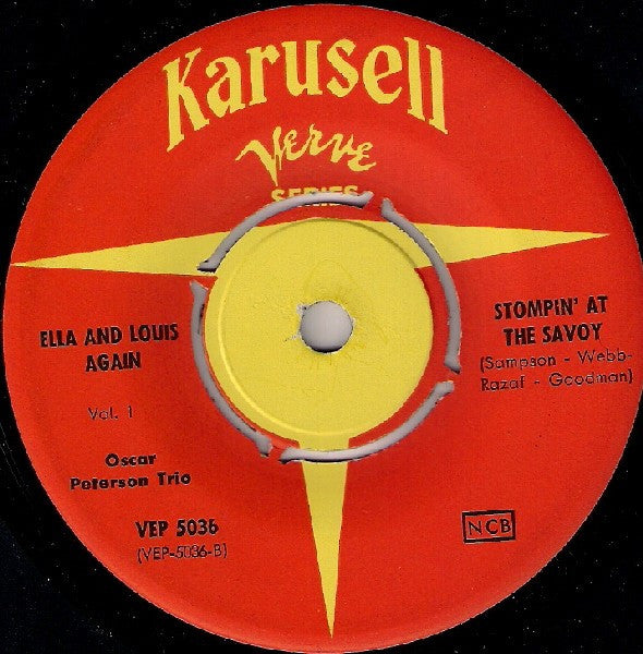 Ella Fitzgerald And Louis Armstrong : Ella And Louis Again Volym 1 (7", EP)