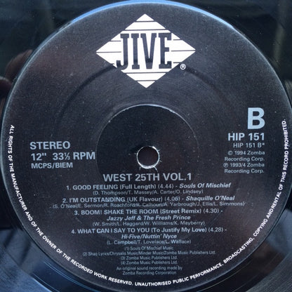 Various : Jive West 25th Vol.1 (2xLP, Comp)
