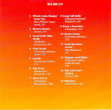 Little Richard : Long Tall Sally (CD, Comp, RM)