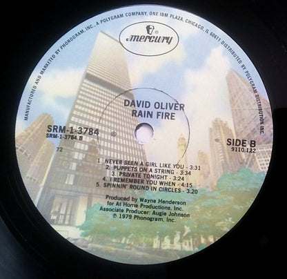 David Oliver (3) : Rain Fire (LP, Album, 72 )